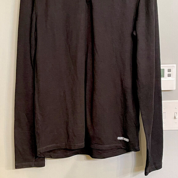 Omni-Wool Shirt 1/4 Zip Mock Neck Pullover Active Base Layer Mens XL EUC - Picture 3 of 10